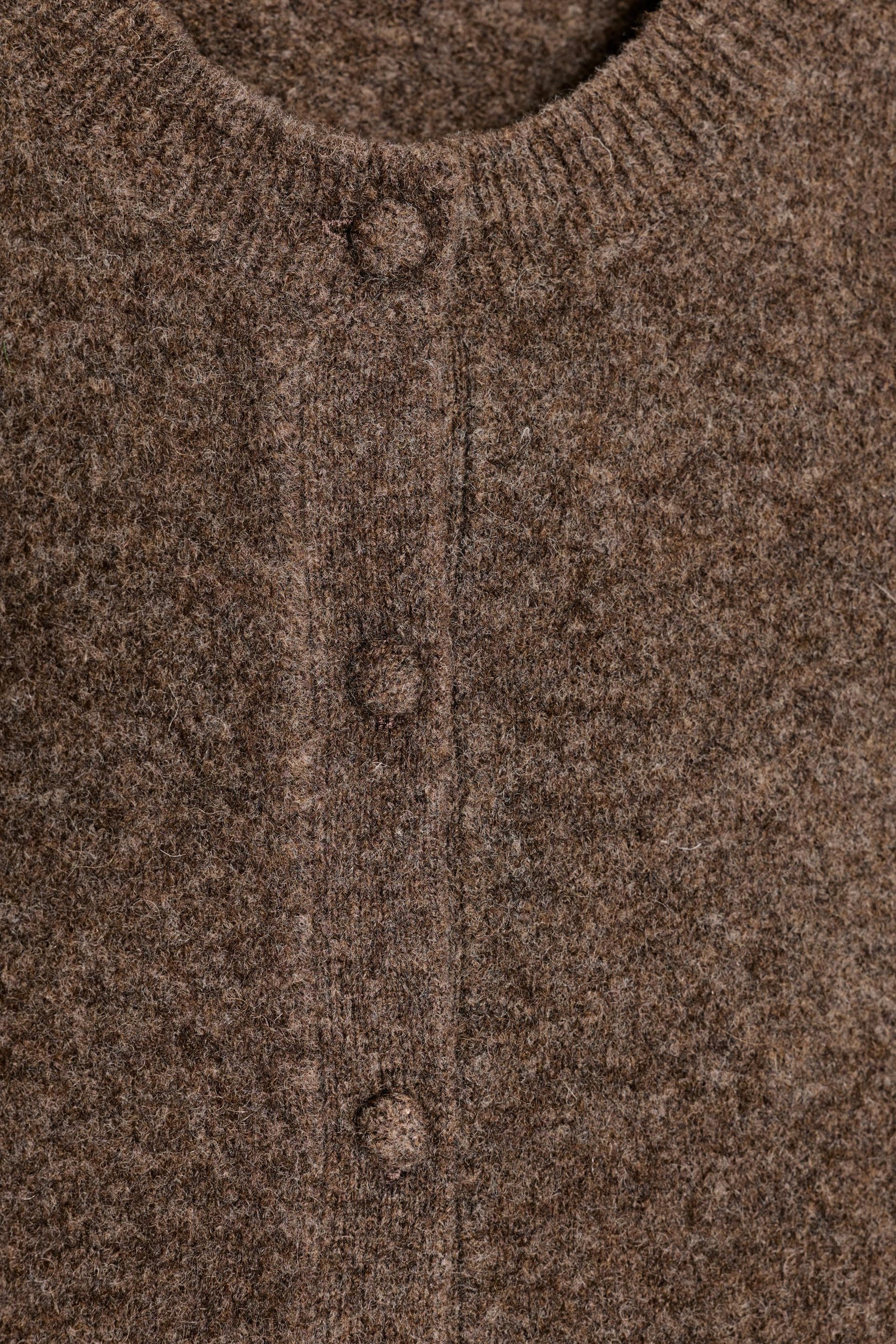 Strickjacke mit bezogenem