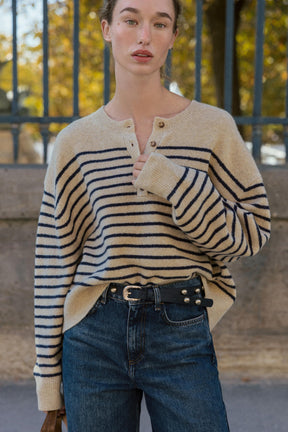 STRIPED KNIT JUMPER - Image 3
