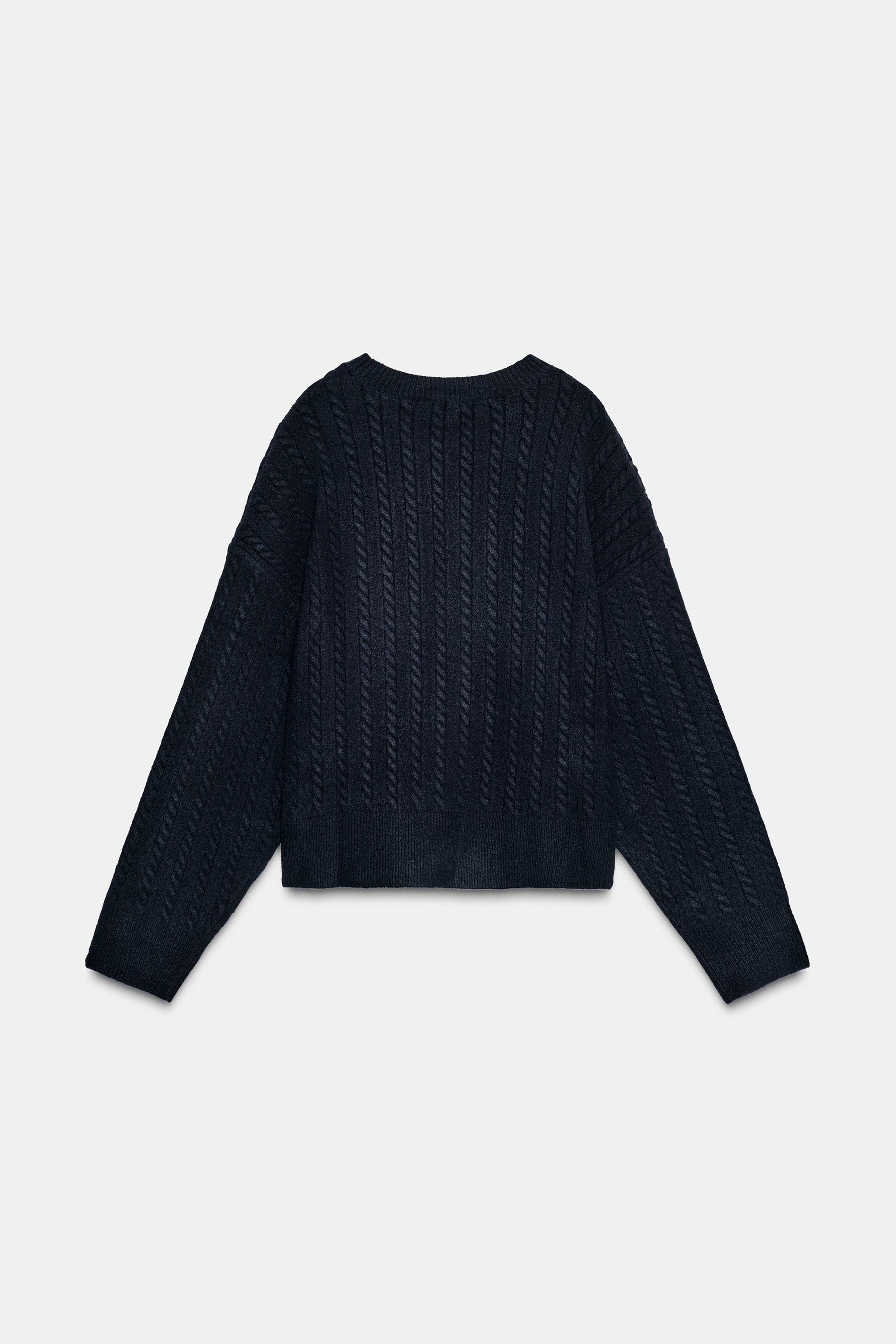 CABLE-KNIT JUMPER - Image 4