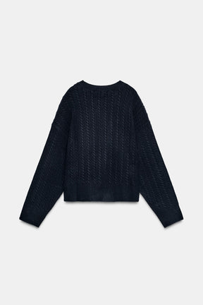 CABLE-KNIT JUMPER - Image 4