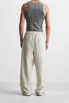 RELAXED FIT JACQUARD TROUSERS - Image 3