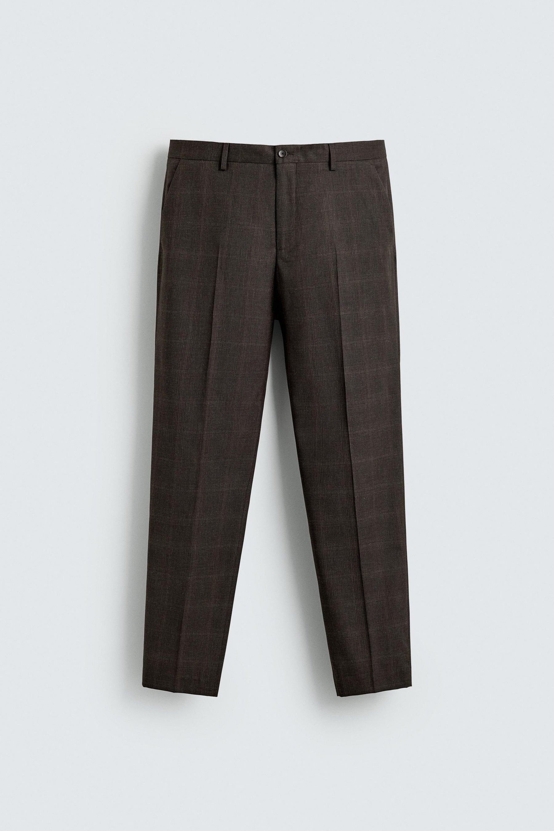CHECK SUIT TROUSERS - Image 6