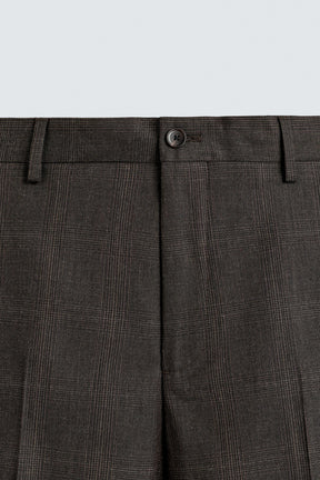 CHECK SUIT TROUSERS - Image 8