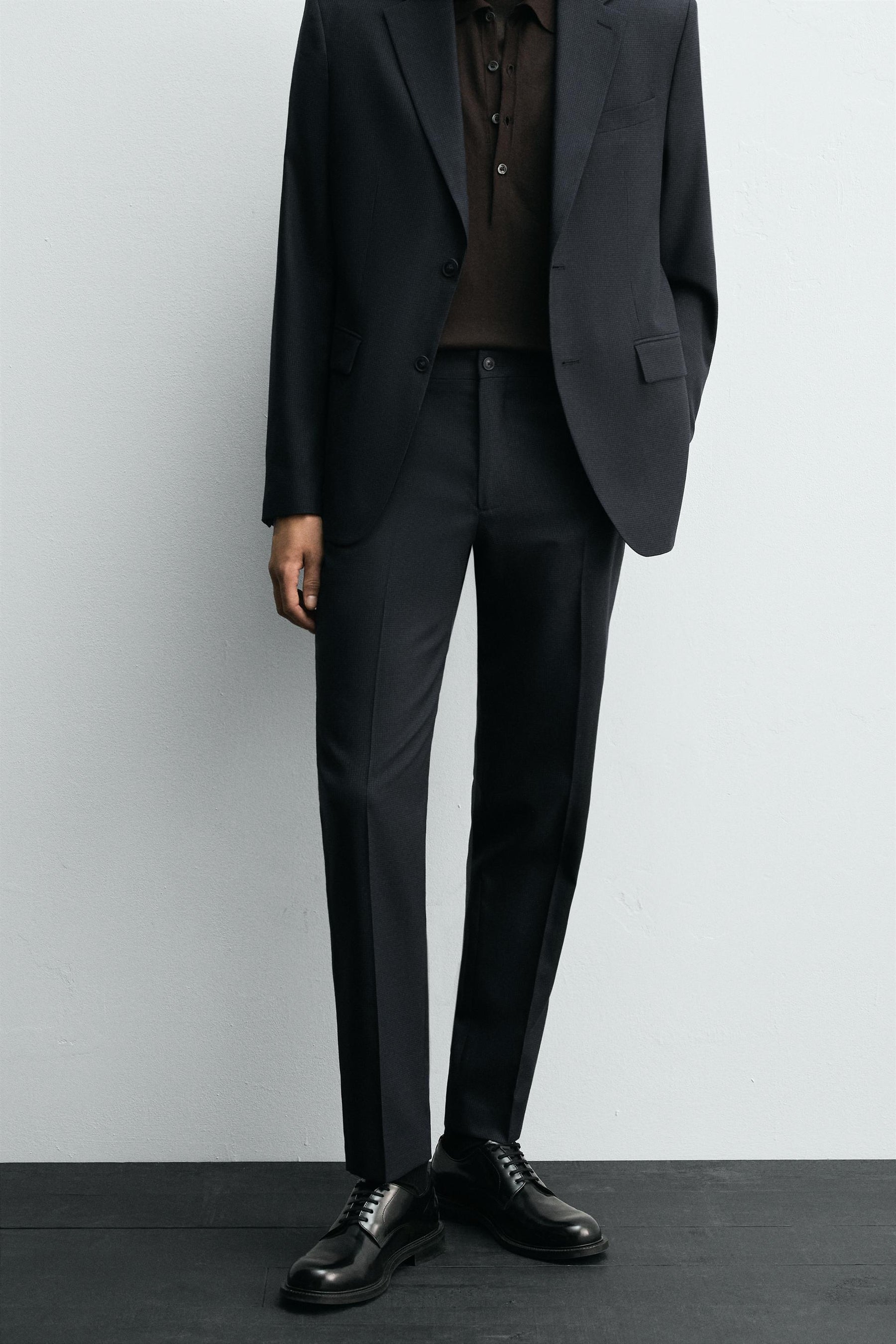 HOUNDSTOOTH SUIT TROUSERS - Image 2