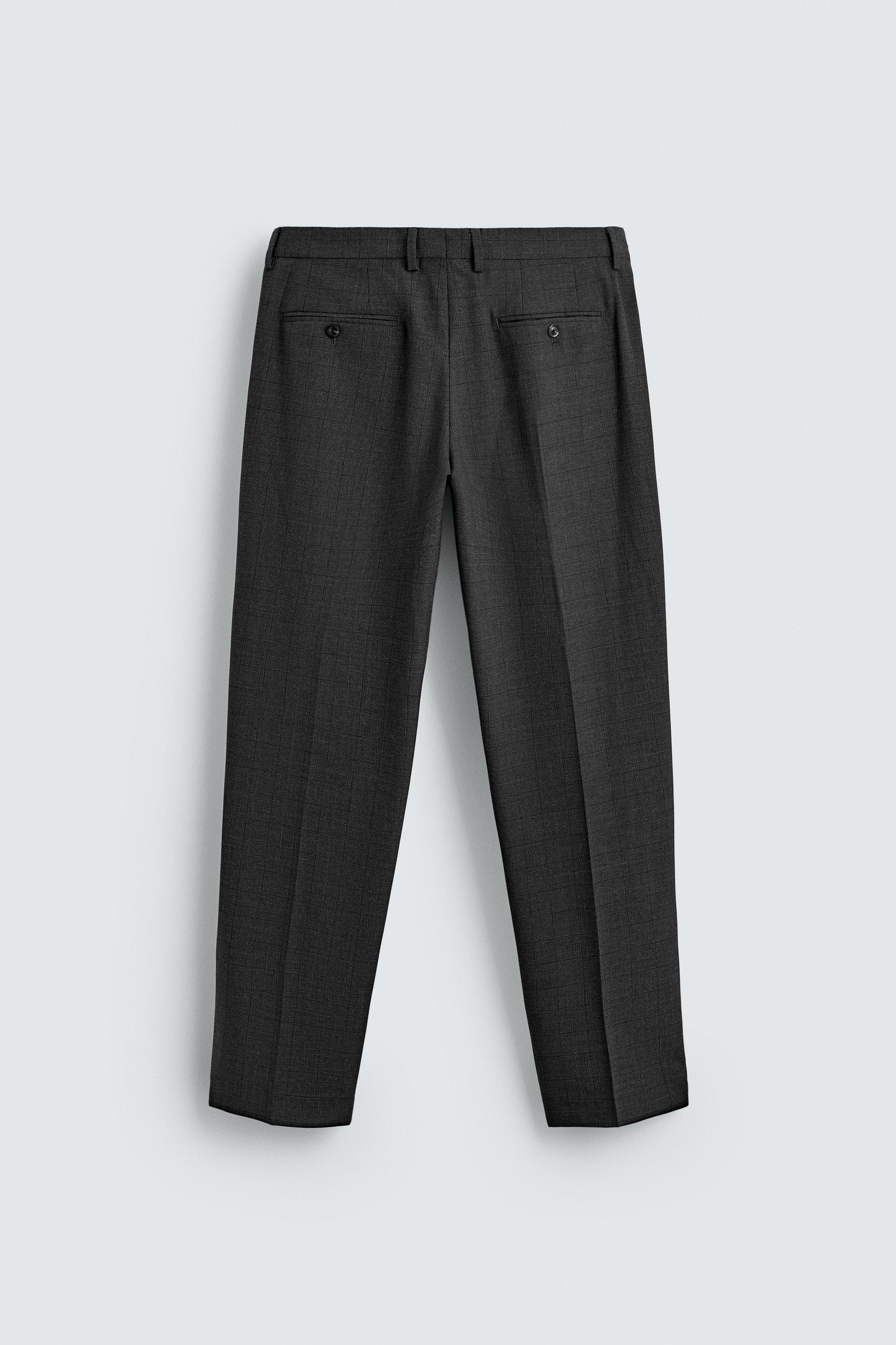 CHECK SUIT TROUSERS - Image 7