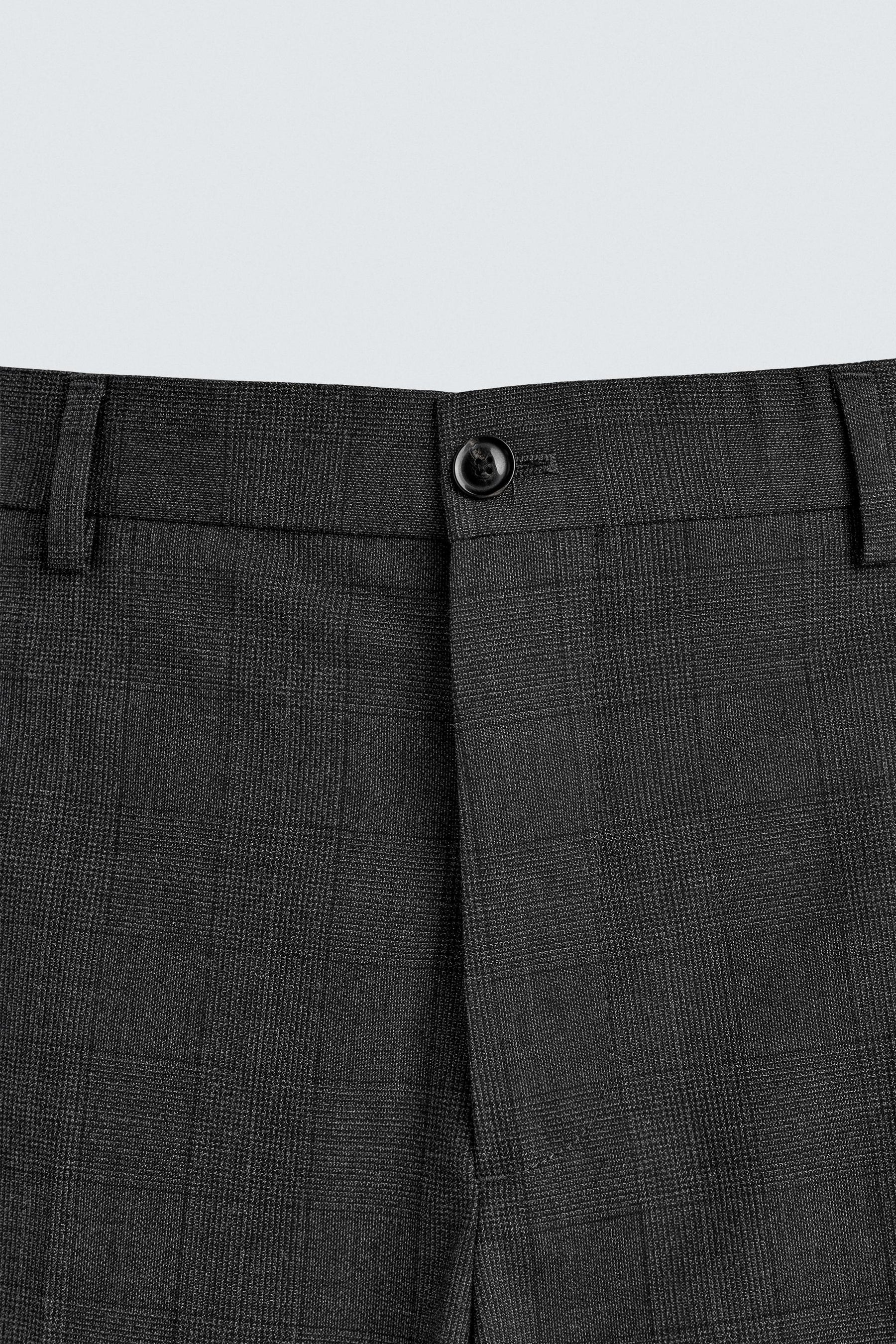 CHECK SUIT TROUSERS - Image 8