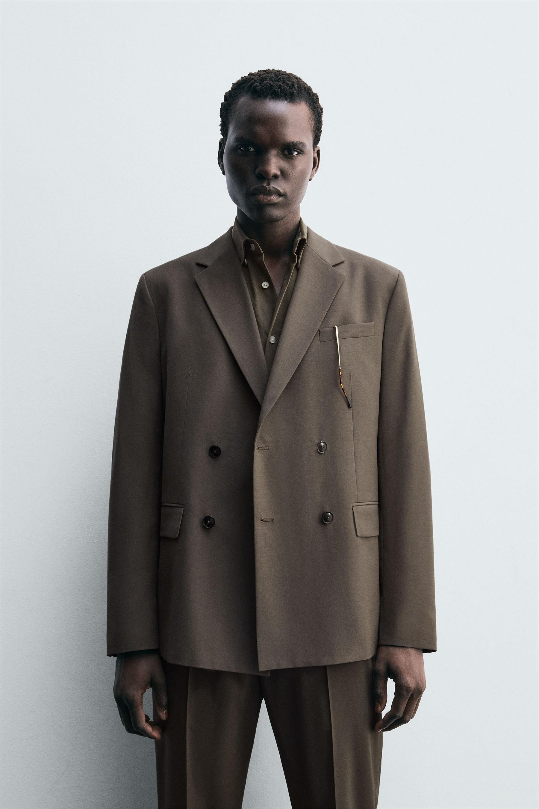 DOUBLE-BREASTED SUIT BLAZER - Image 2