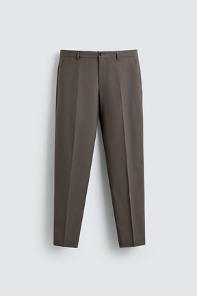 SLIM FIT SUIT TROUSERS - Image 5