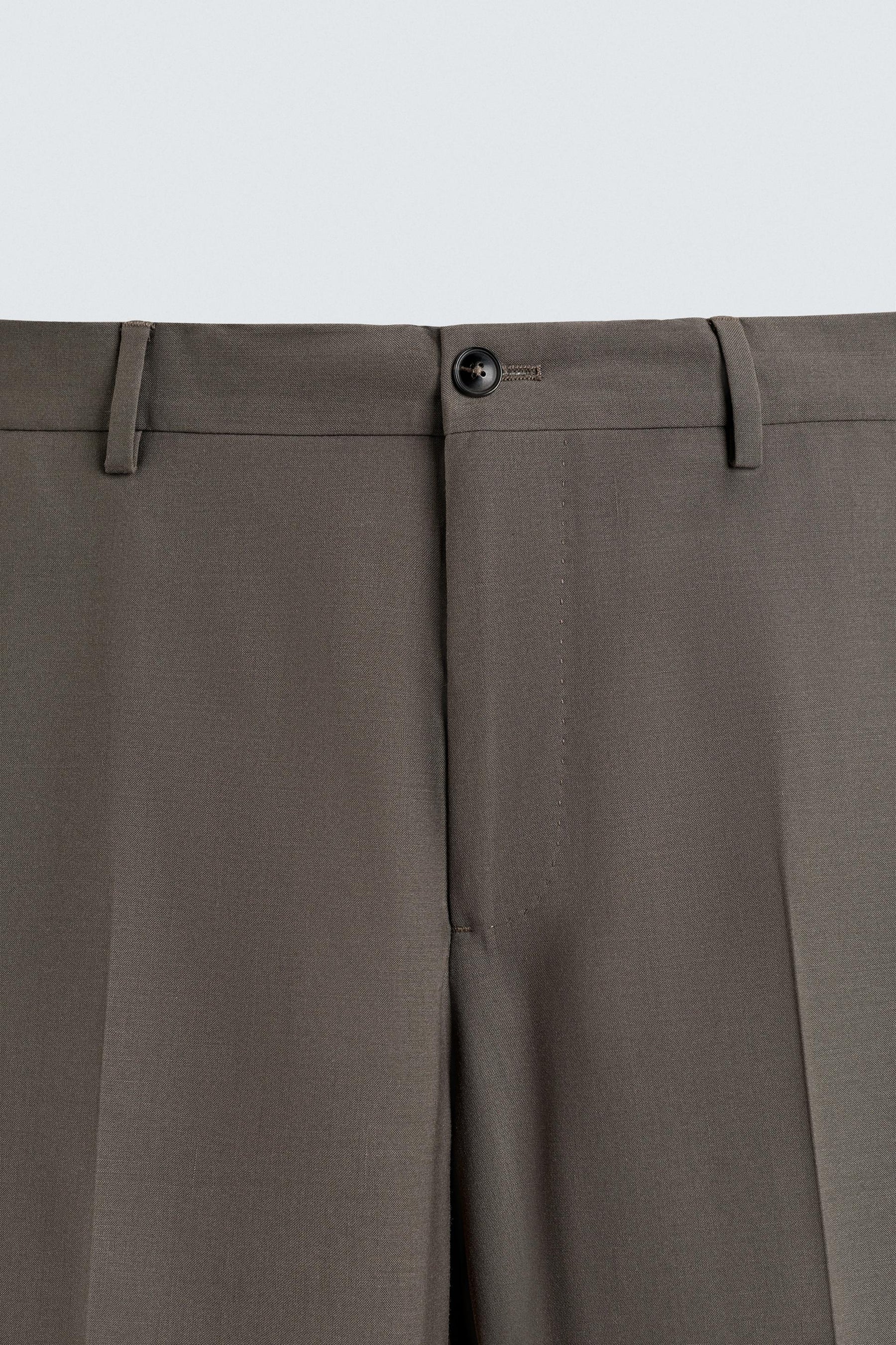 SLIM FIT SUIT TROUSERS - Image 7