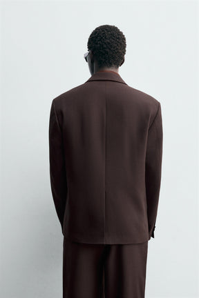 WOOL BLEND DOUBLE-BREASTED BLAZER - Image 3