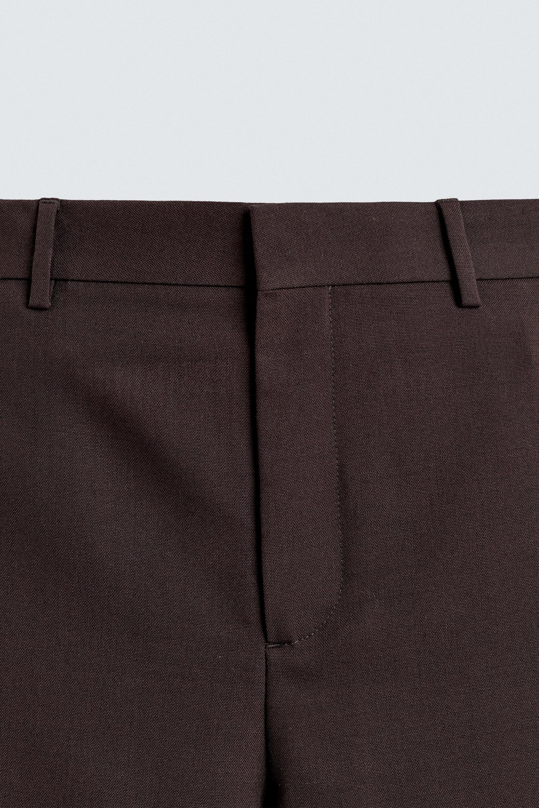 WOOL SUIT TROUSERS - Image 8