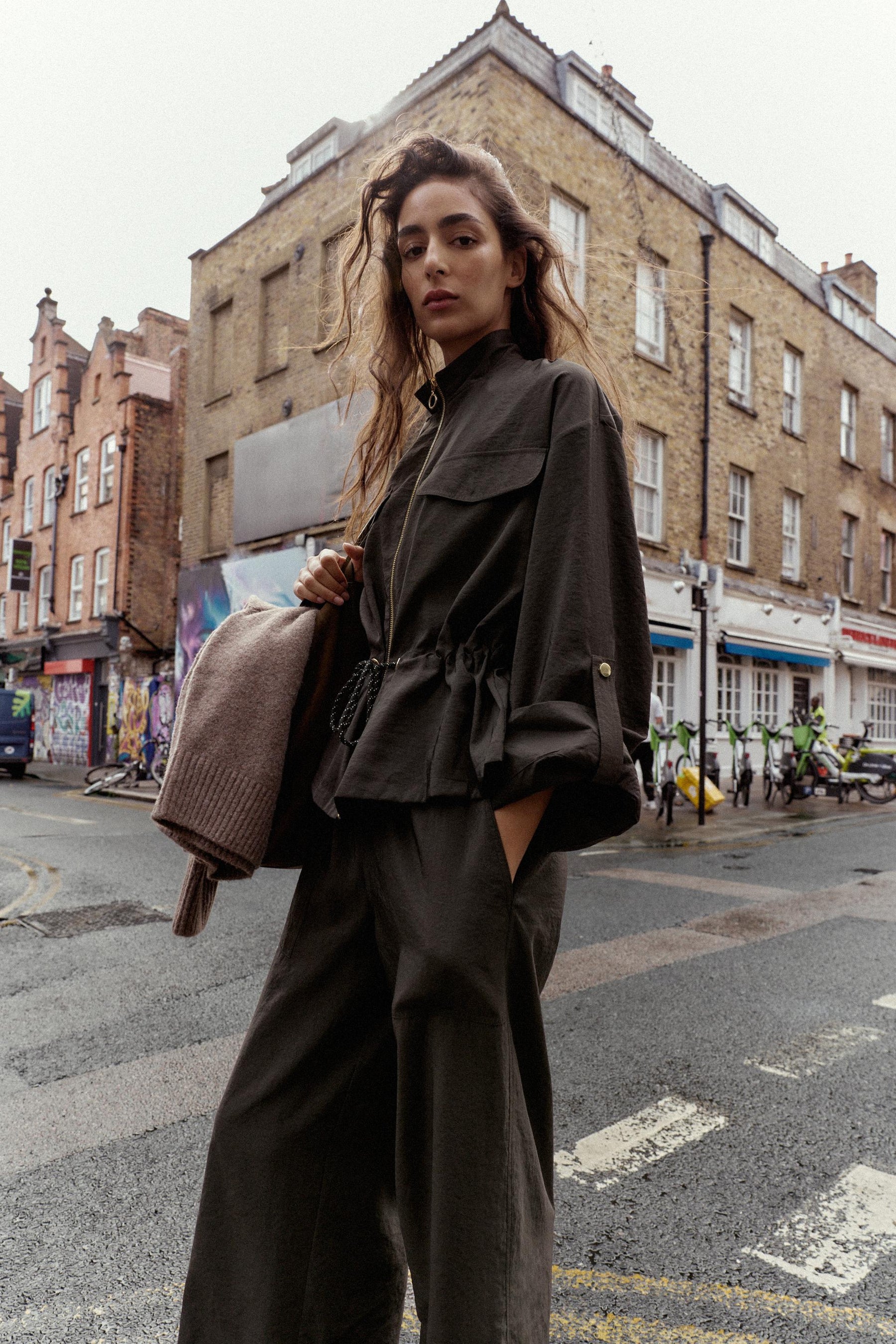 SAFARI JACKET WITH DRAWSTRING - Image 3