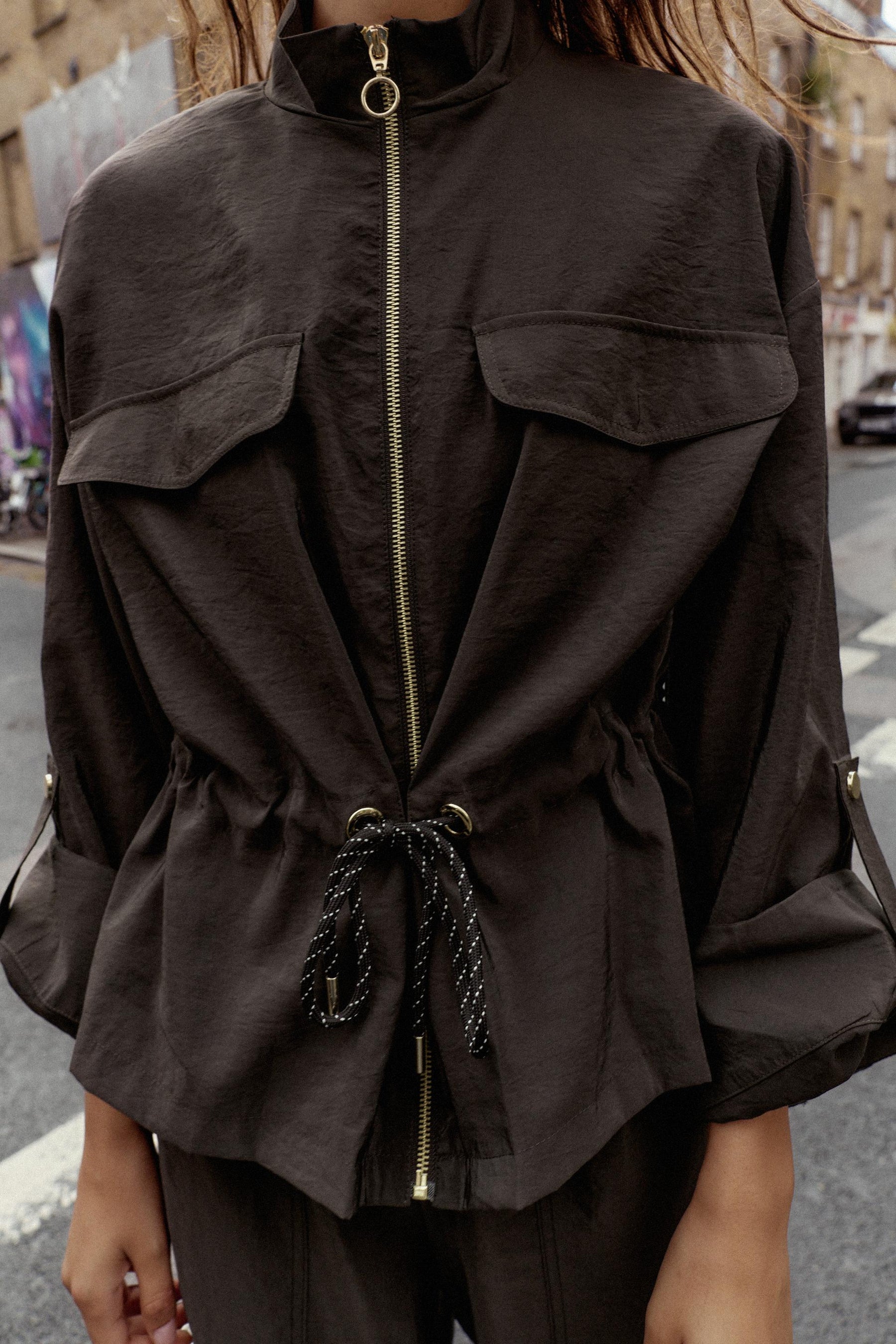 SAFARI JACKET WITH DRAWSTRING - Image 5