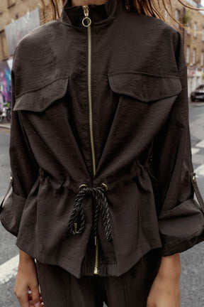 SAFARI JACKET WITH DRAWSTRING - Image 5