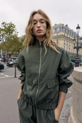 HIGH-NECK BOMBER JACKET - Image 2