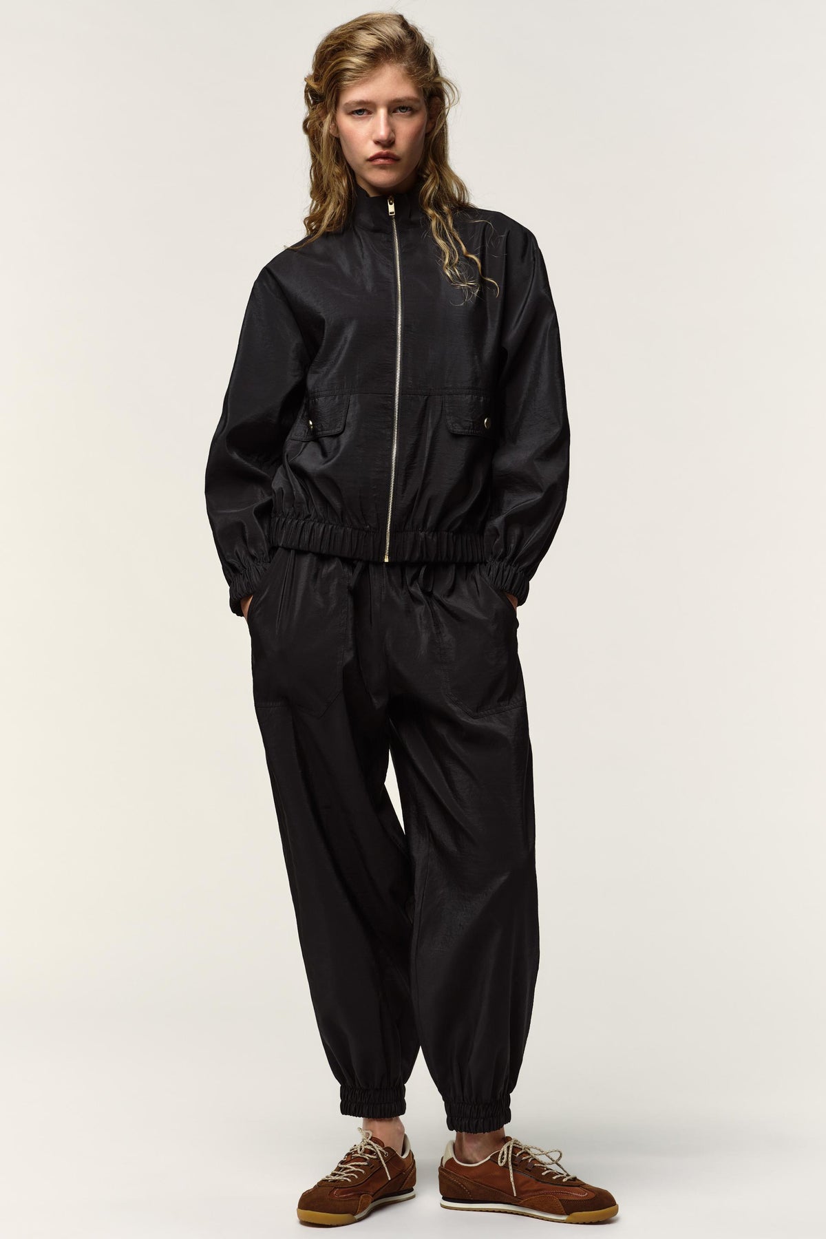 HIGH NECK BOMBER JACKET - Image 1