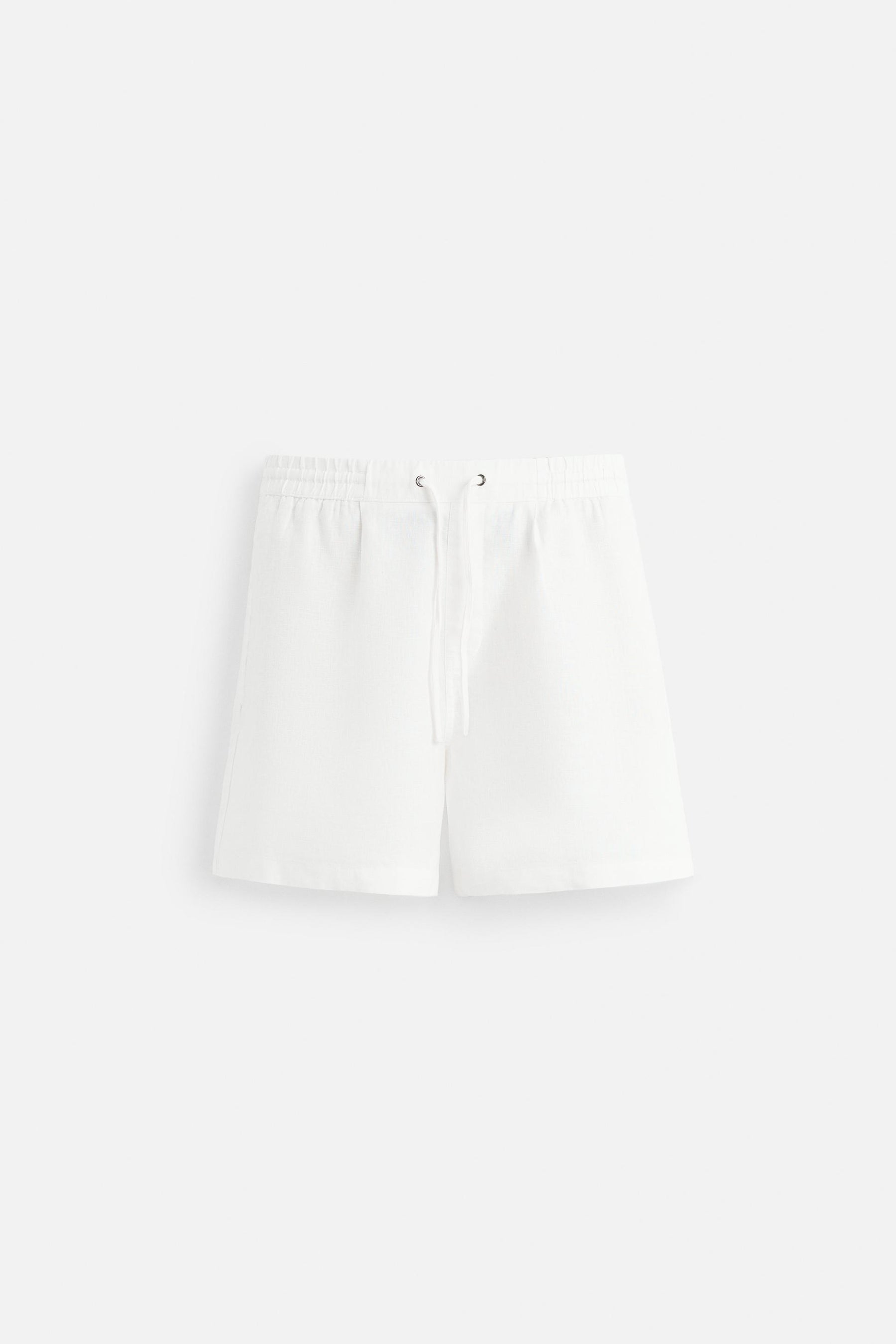100% LINEN BERMUDA SHORTS - Image 6