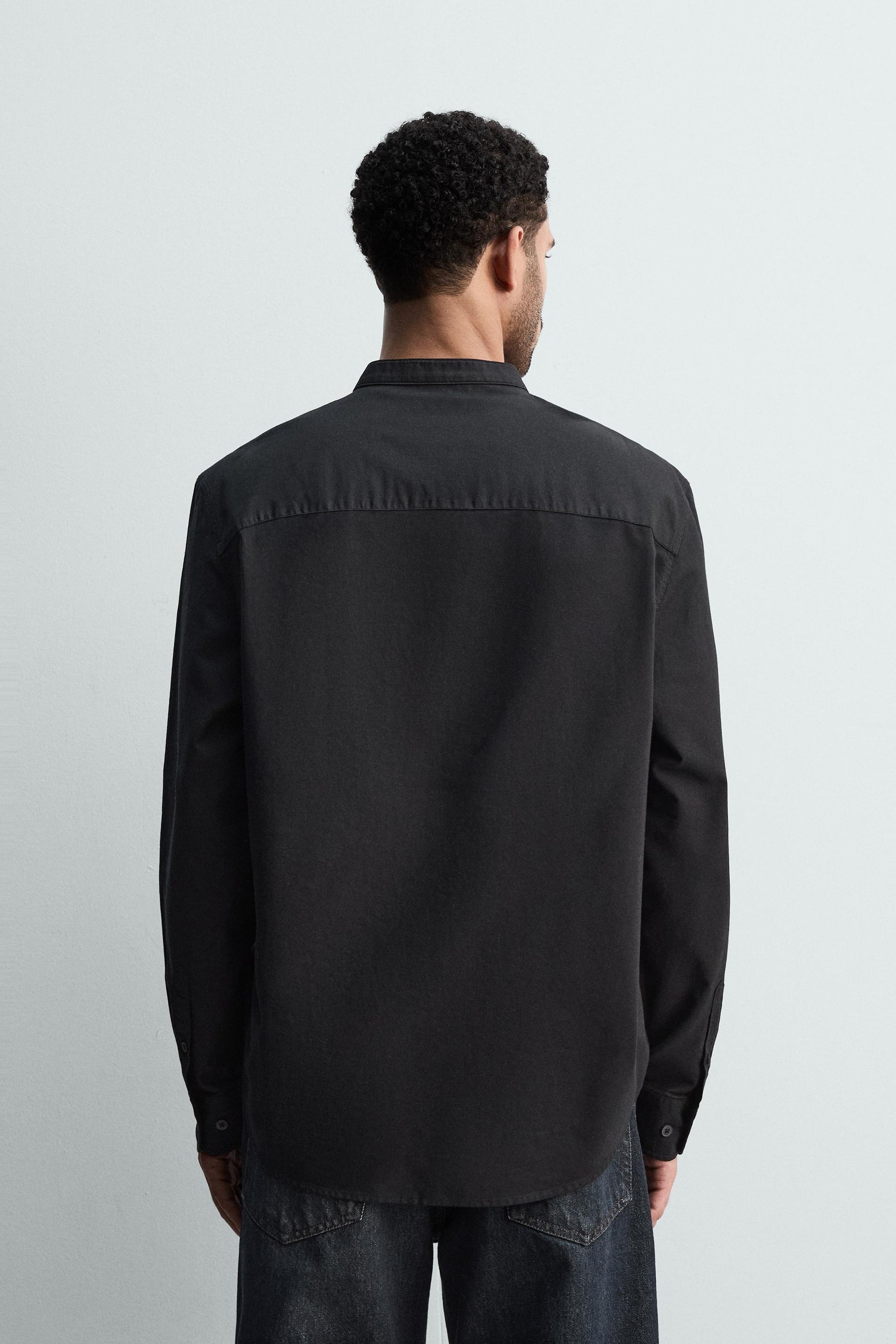 OXFORD SHIRT WITH STAND-UP COLLAR - Image 3