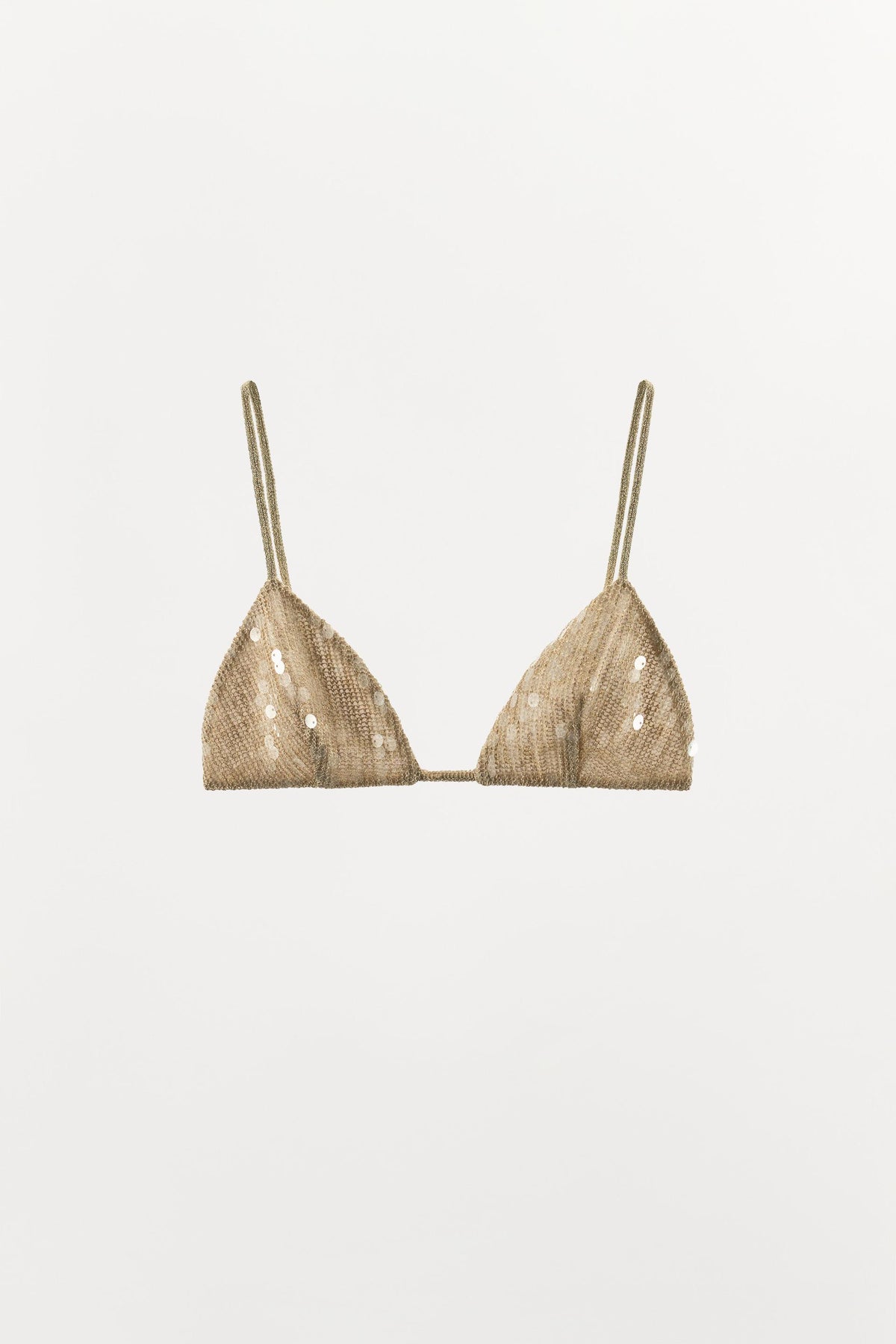 METALLISCHES DREIECK-BRALETTE
