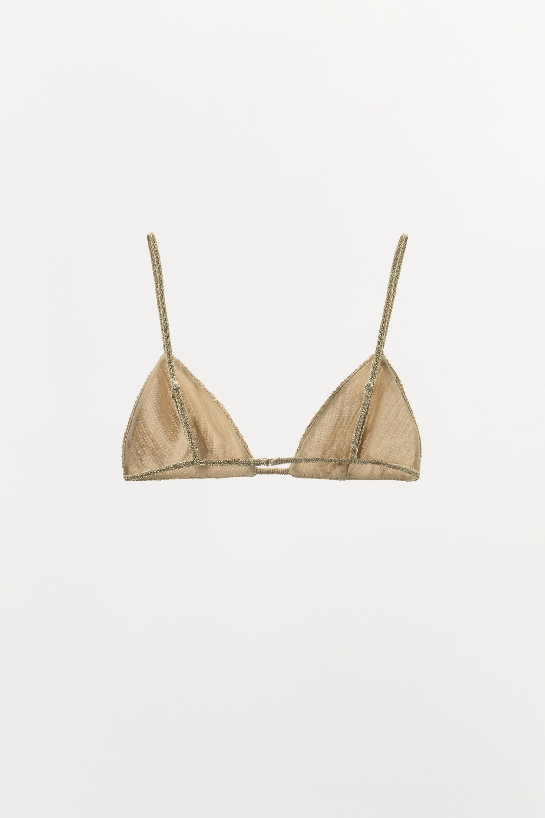 METALLISCHES DREIECK-BRALETTE