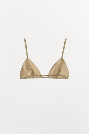 METALLISCHES DREIECK-BRALETTE