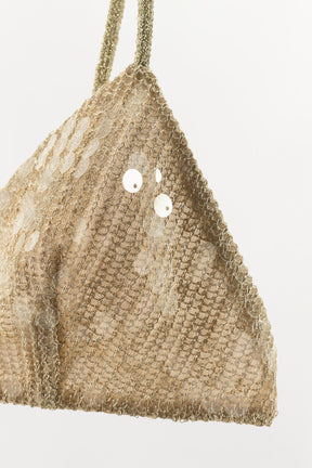 METALLISCHES DREIECK-BRALETTE