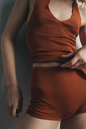 Seiden-Neckholder-Top