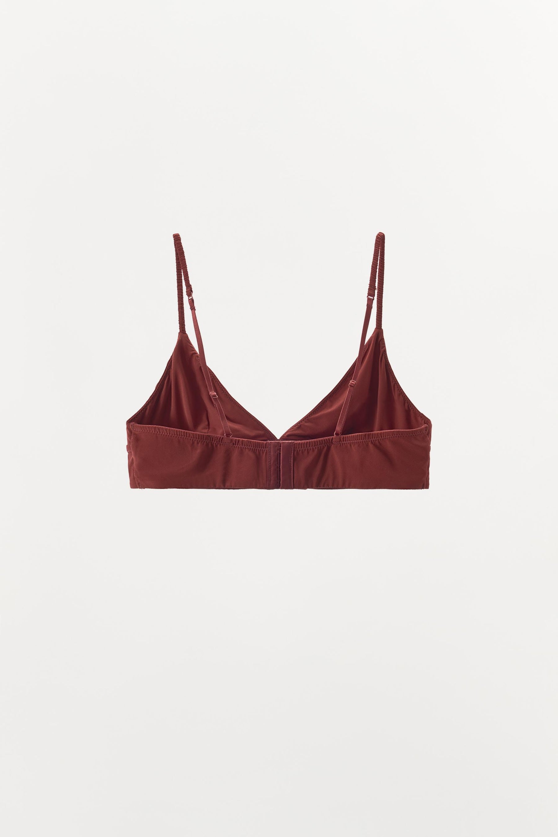 Dreieck-Bralette aus Seide