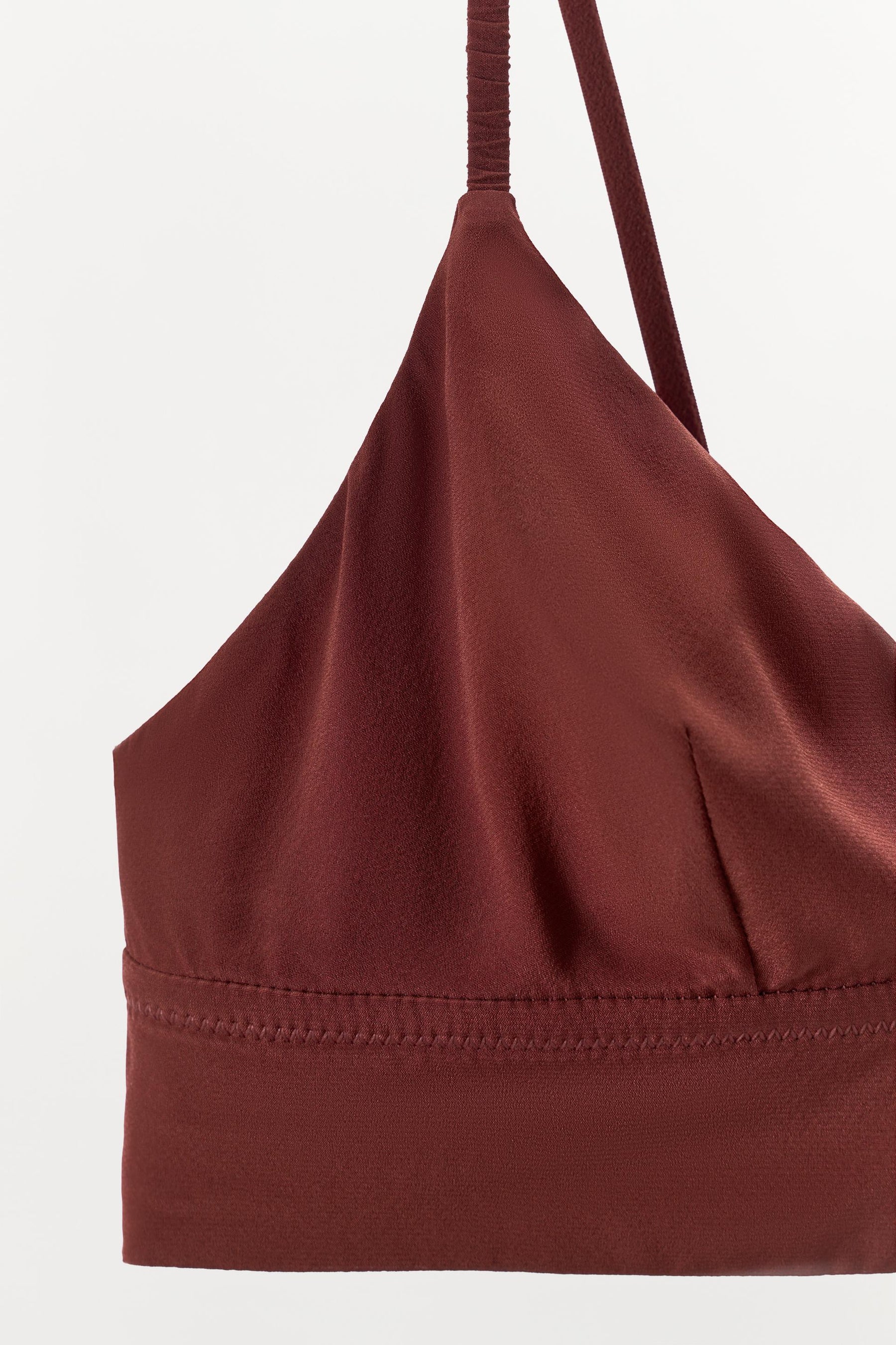 Dreieck-Bralette aus Seide