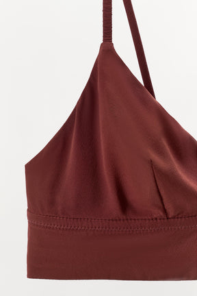 Dreieck-Bralette aus Seide