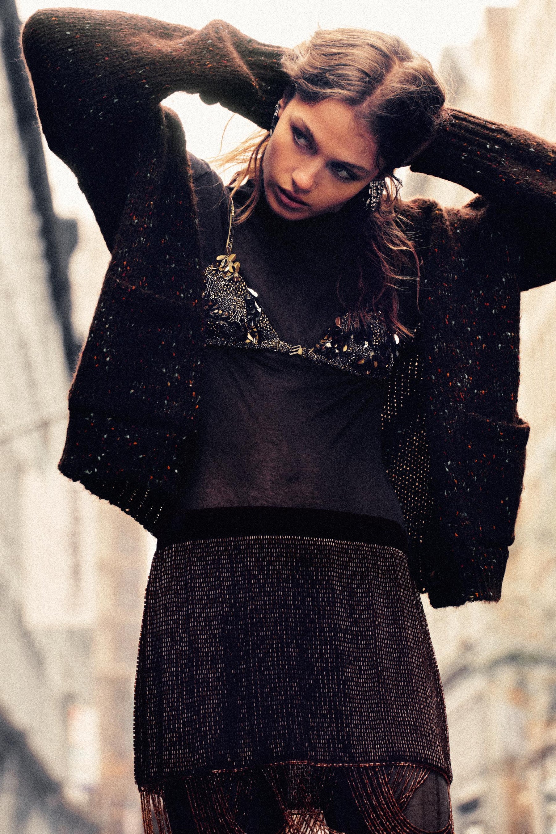 Paillettenbesetzter BH