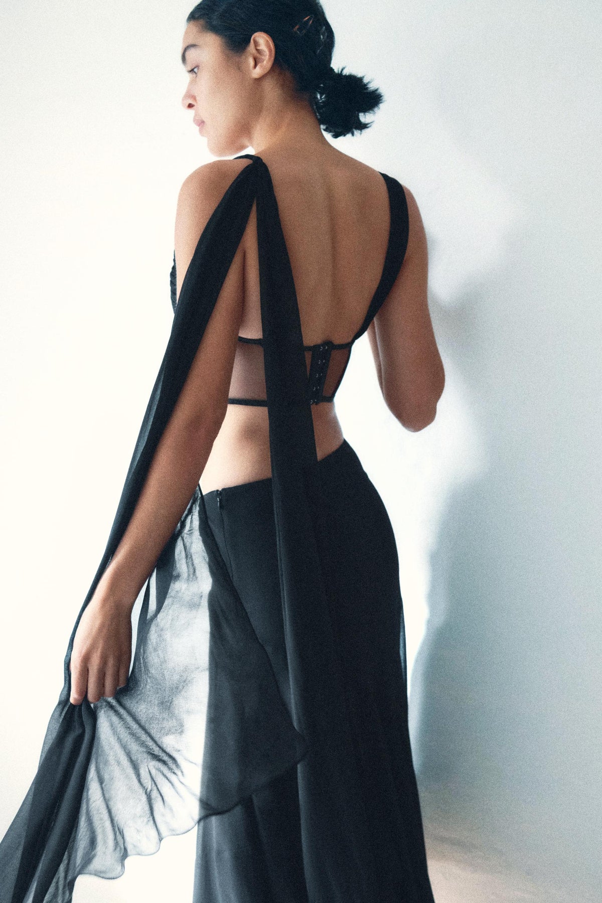 Drapiertes Korsett-Top