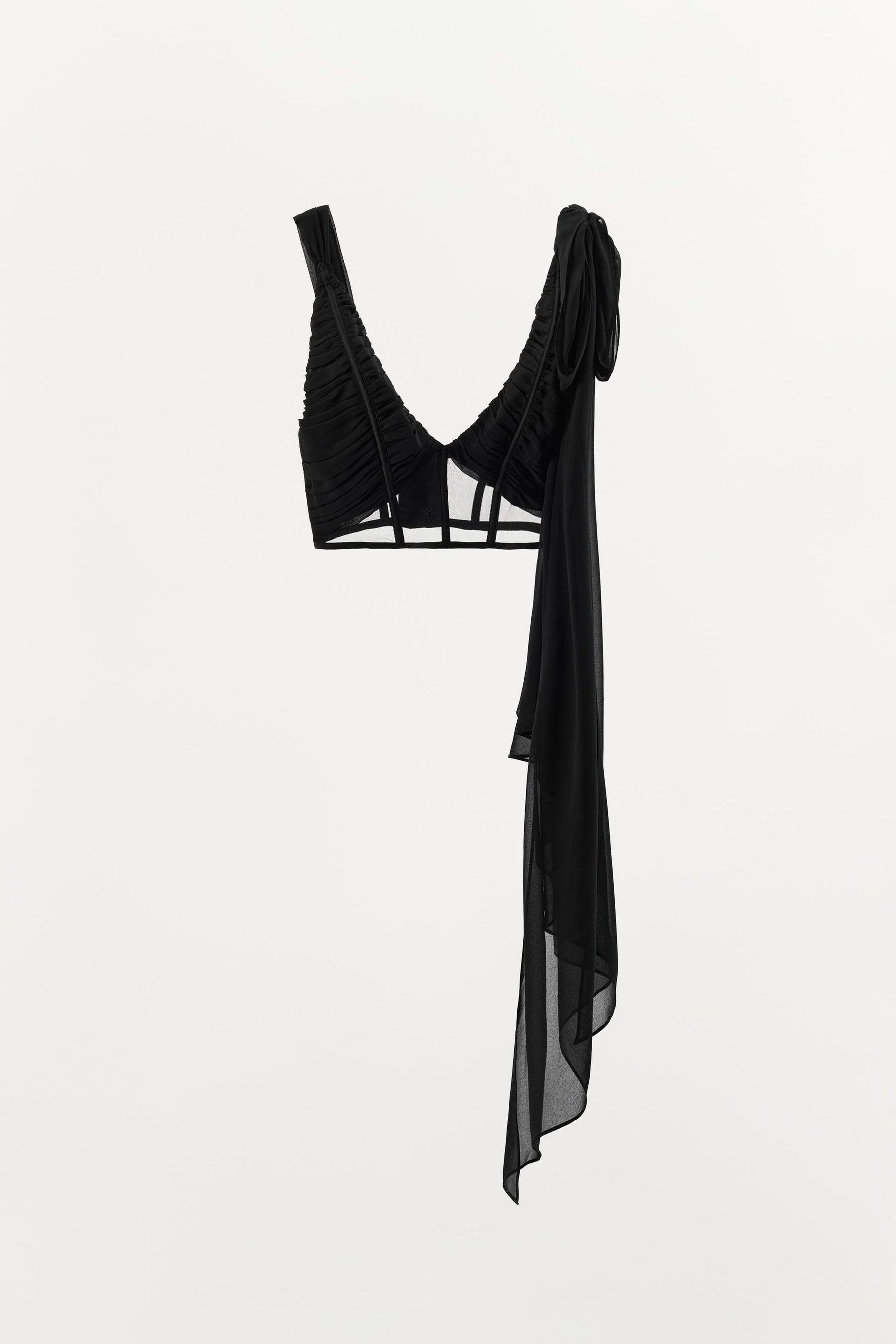 Drapiertes Korsett-Top