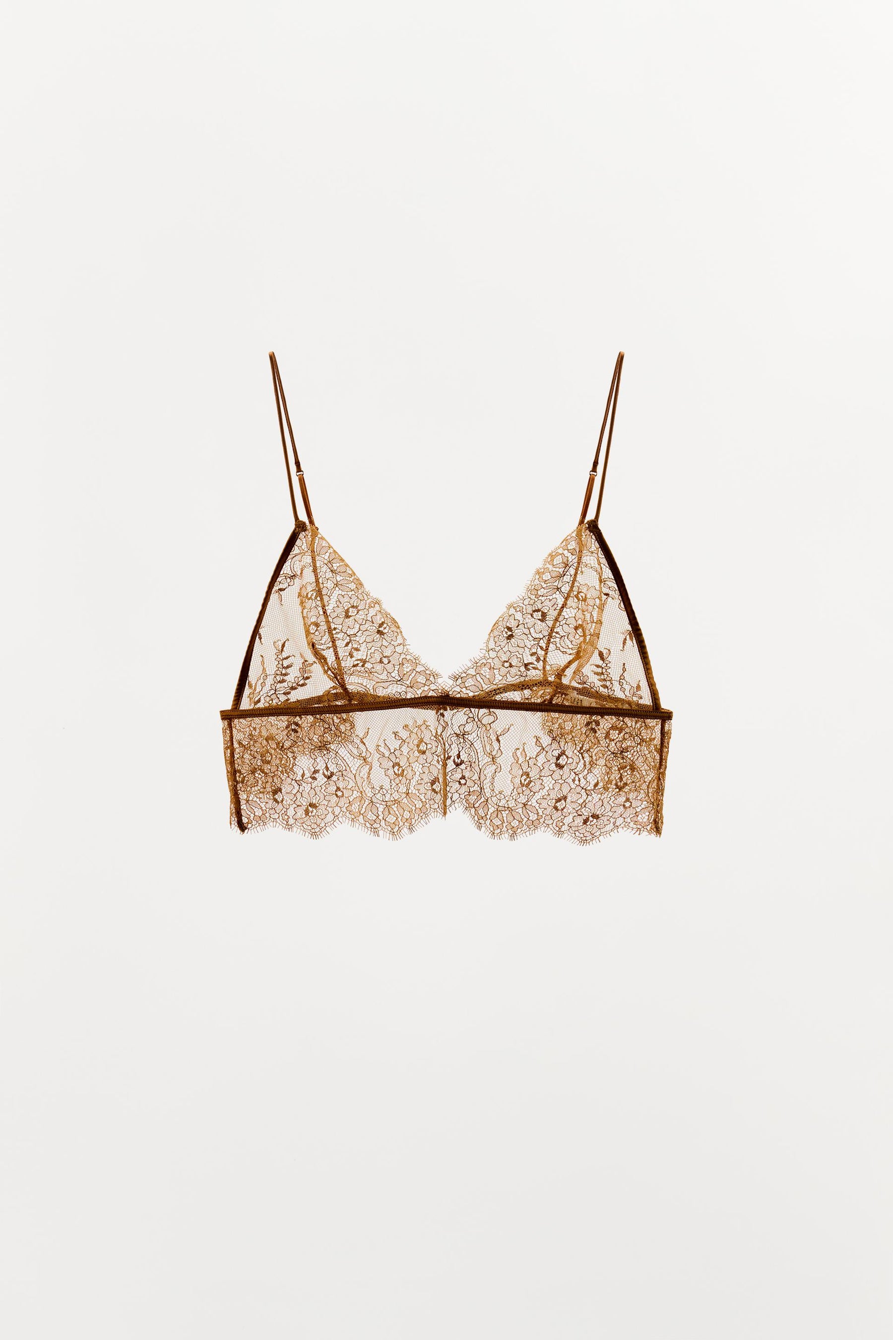 Dreieckiges Spitzen-Bralette