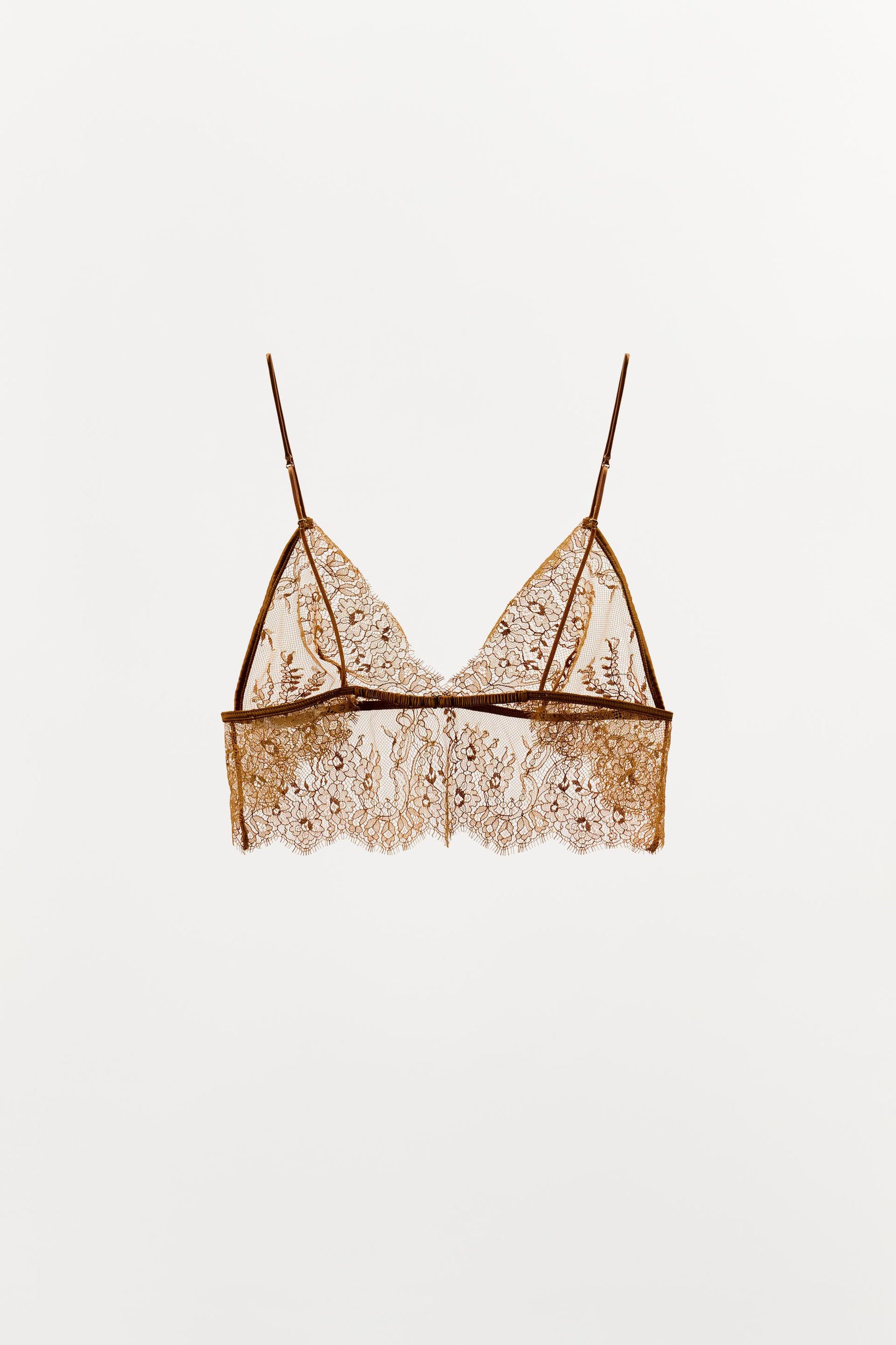 Dreieckiges Spitzen-Bralette