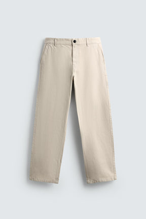 STRAIGHT-LEG CHINO TROUSERS - Image 6