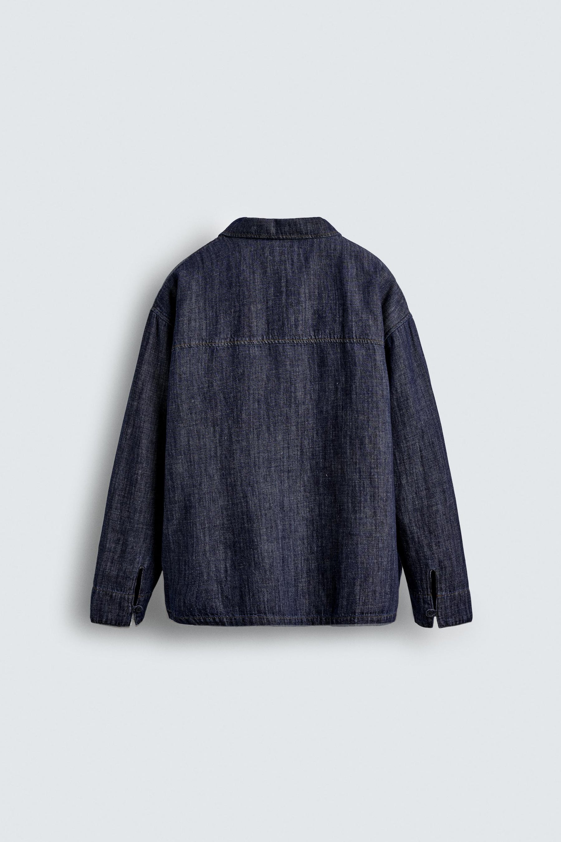 DENIM COTTON-LINEN SHIRT - Image 7