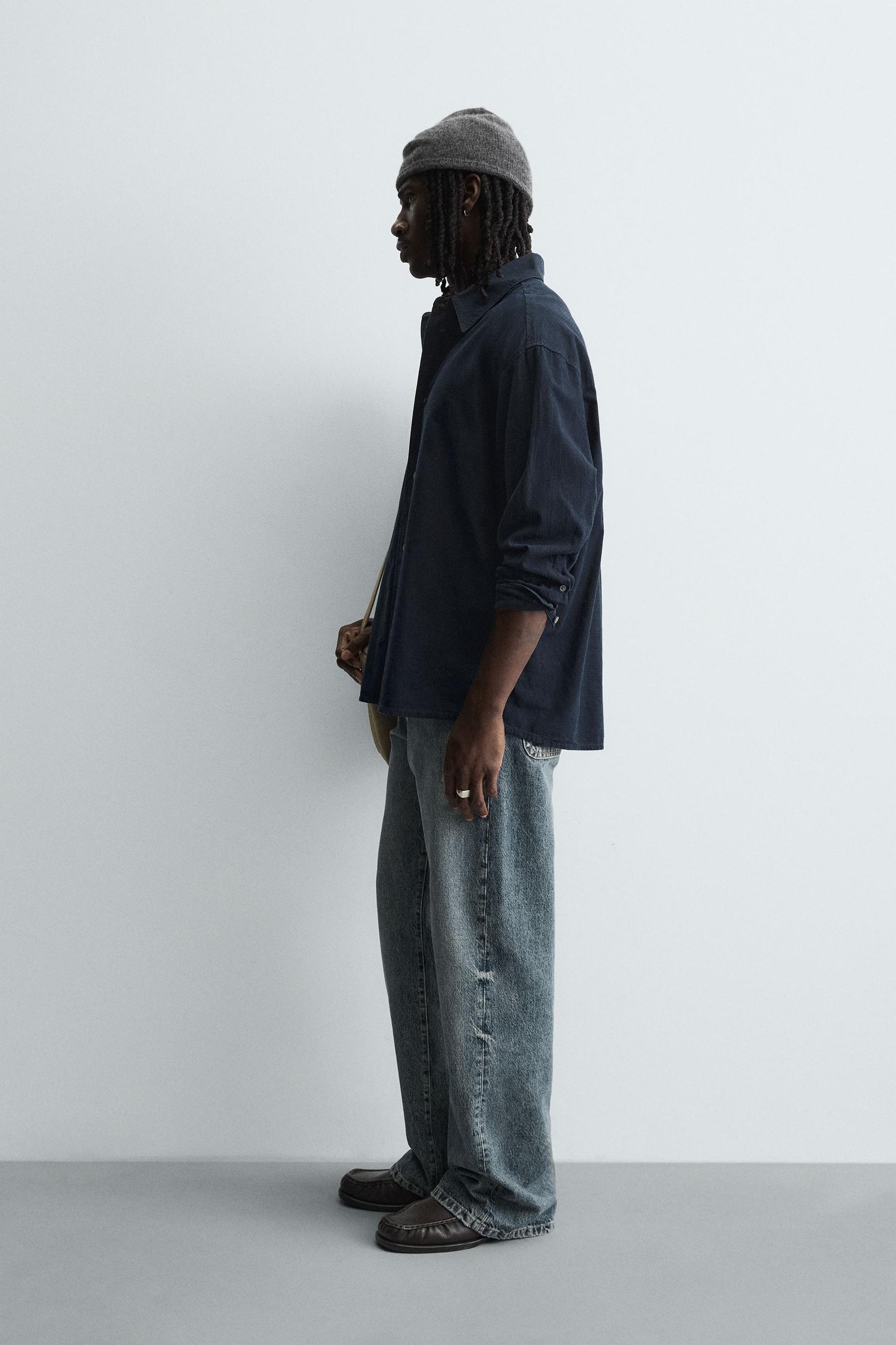 RELAXED FIT CHECK SHIRT - Image 4