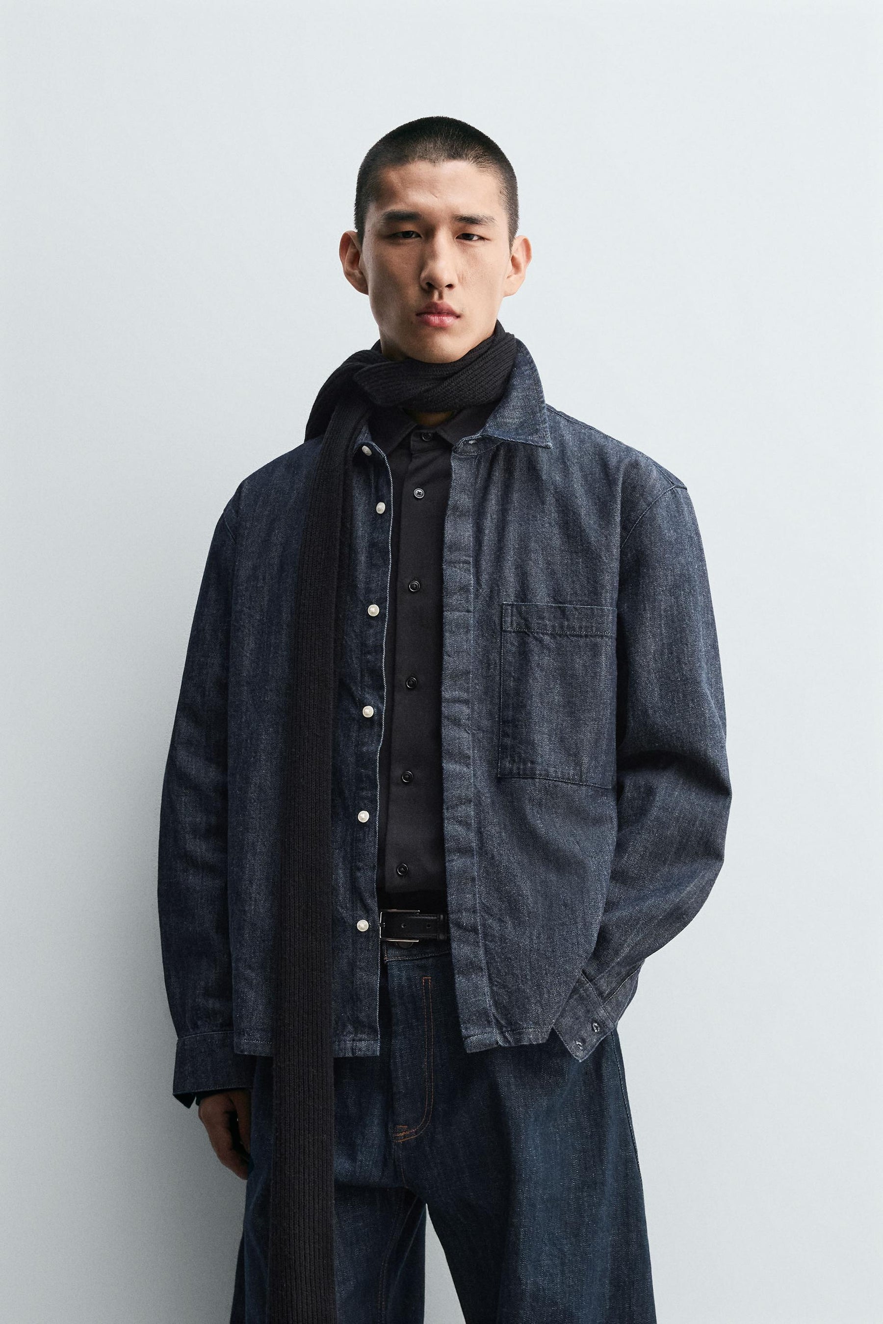 RELAXED FIT DENIM SHIRT - Image 2