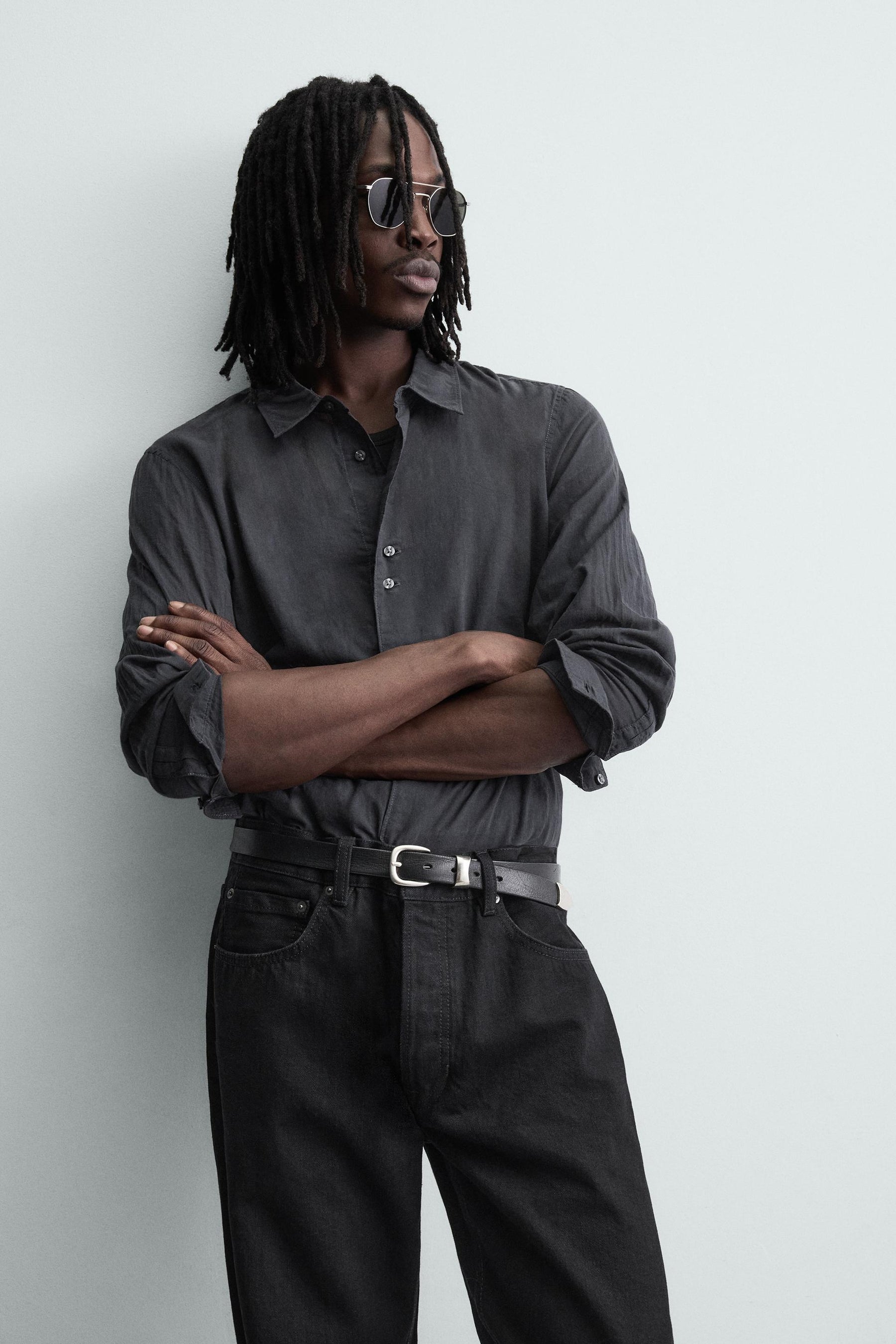 FLUID DENIM SHIRT - Image 5