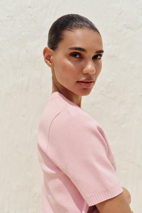 SHORT SLEEVE KNIT CARDIGAN - Image 5