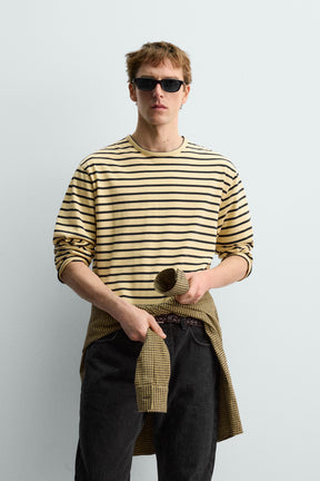 STRIPED JACQUARD T-SHIRT AARON LEVINE X - Image 2