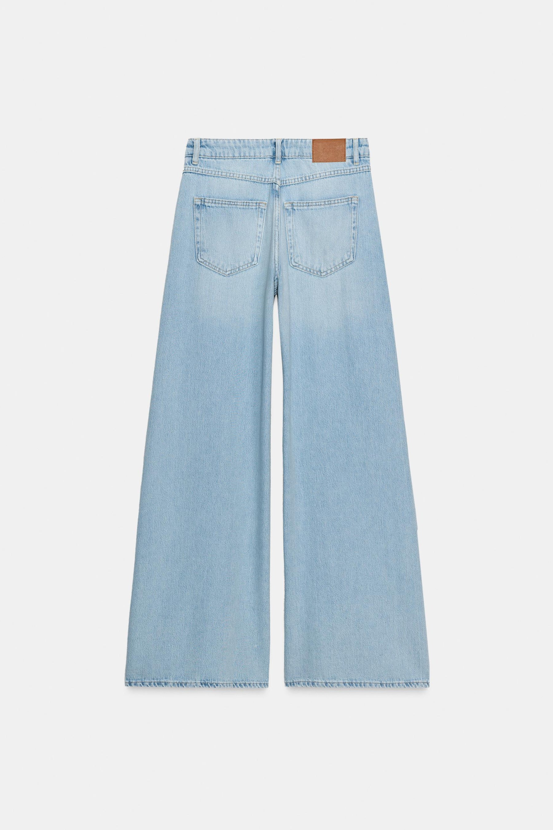 Weit geschnittene High-Waist-Jeans