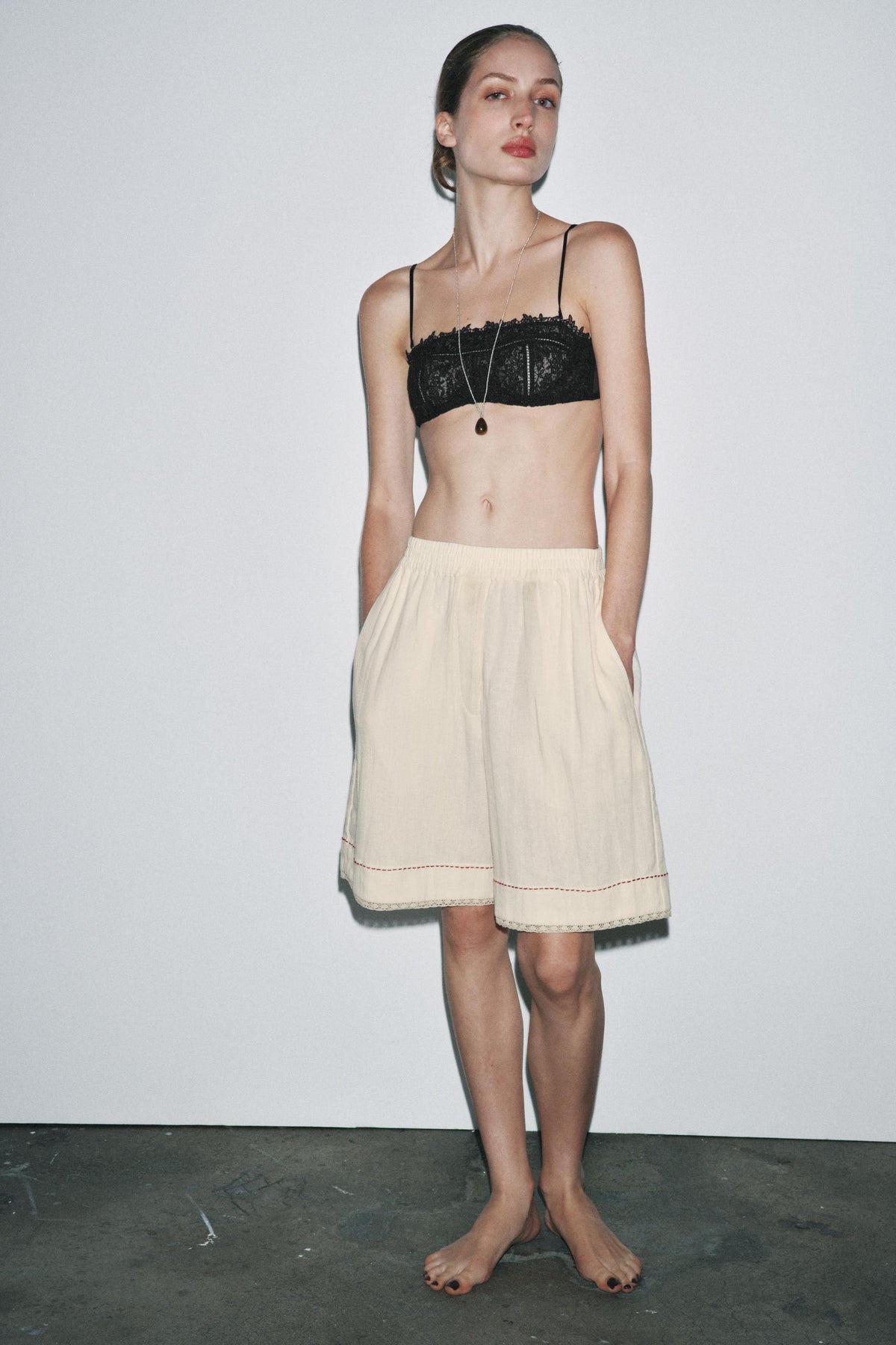 Bügel-BH aus Mesh-Spitze