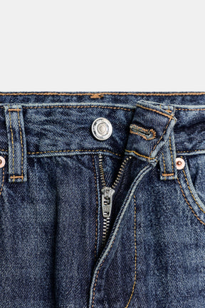 Weit geschnittene Cropped-Jeans