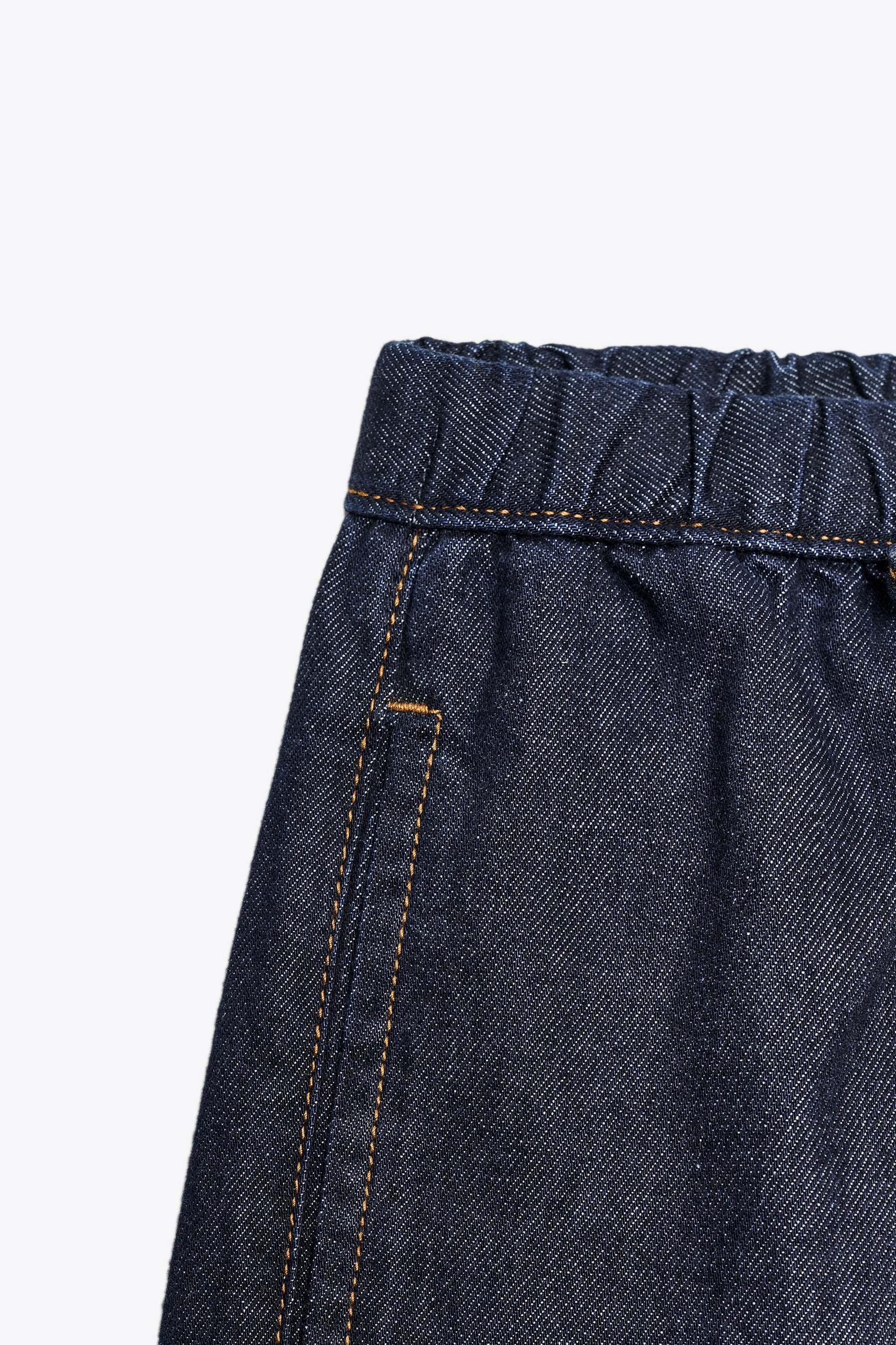 Jogging-Jeans mit weitem Bein