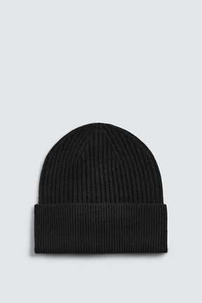 WOOL BLEND KNIT BEANIE - Image 1