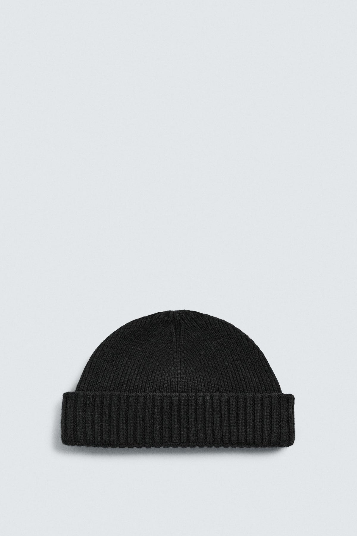 SHORT WOOL BLEND BEANIE - Image 1