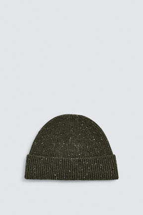 SHORT TEXTURED BEANIE - Image 5