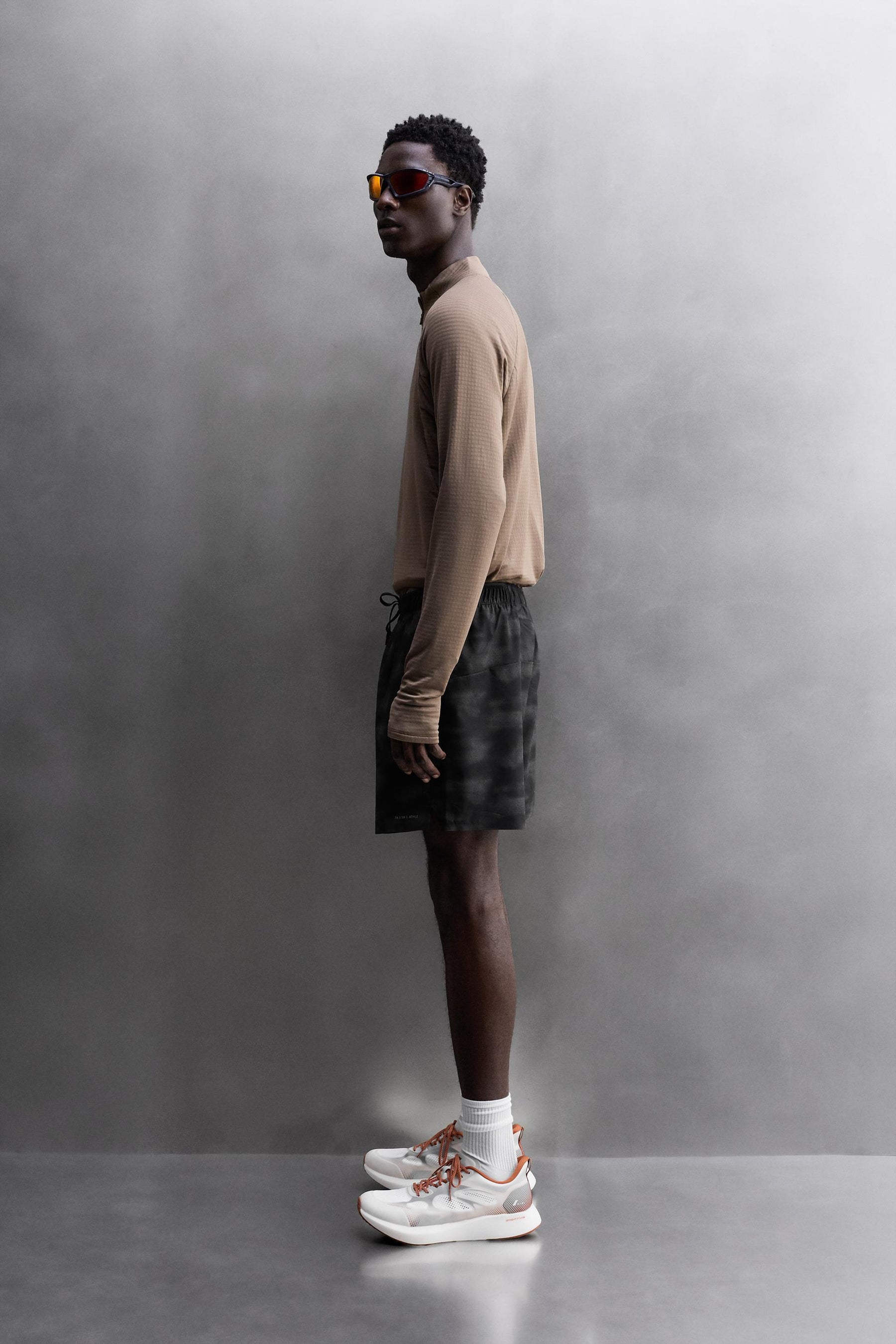 PERFORATED RUNNING SHORTS - Image 4